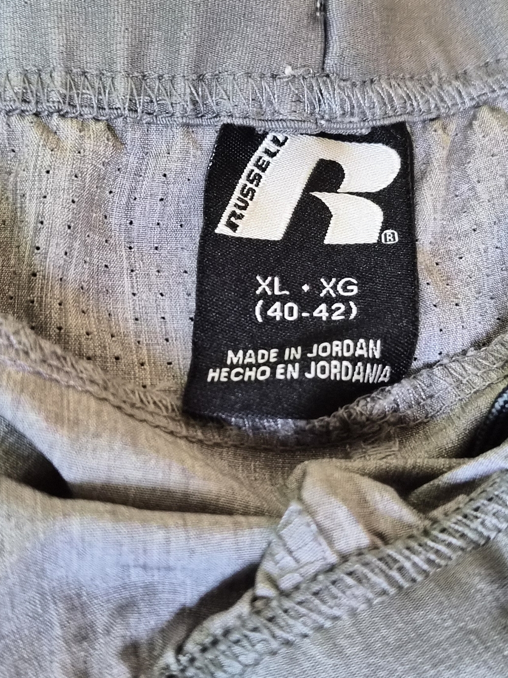 Russell Athletic XL Gray Athletic Tee - Russell Logo